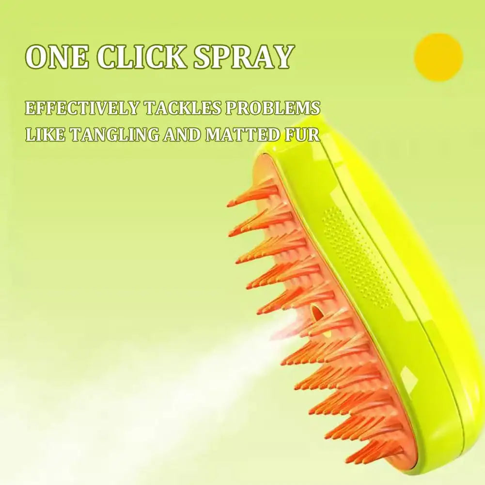 3-in-1 Pet Steam Brush