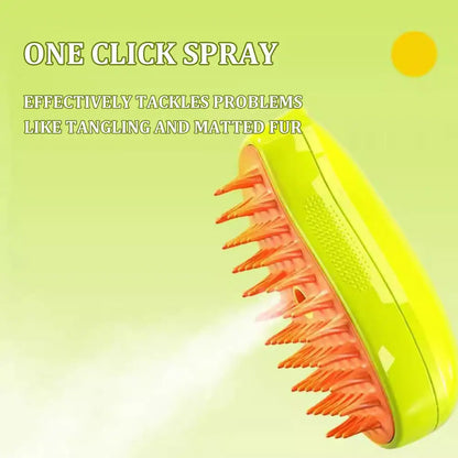 3-in-1 Pet Steam Brush