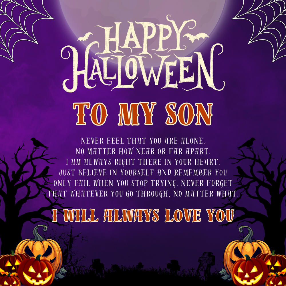 Son | Happy Halloween | Black Watch