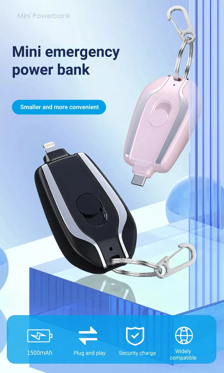 Mini Keychain Power Bank