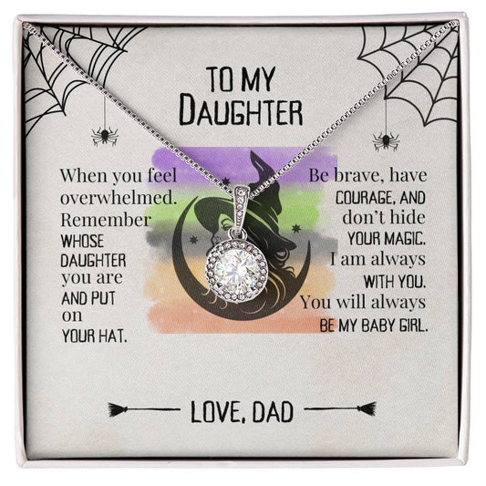 Daughter | Halloween | Love Dad | Eternal Hope Necklace