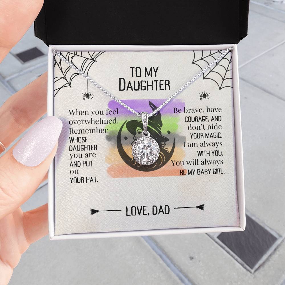 Daughter | Halloween | Love Dad | Eternal Hope Necklace