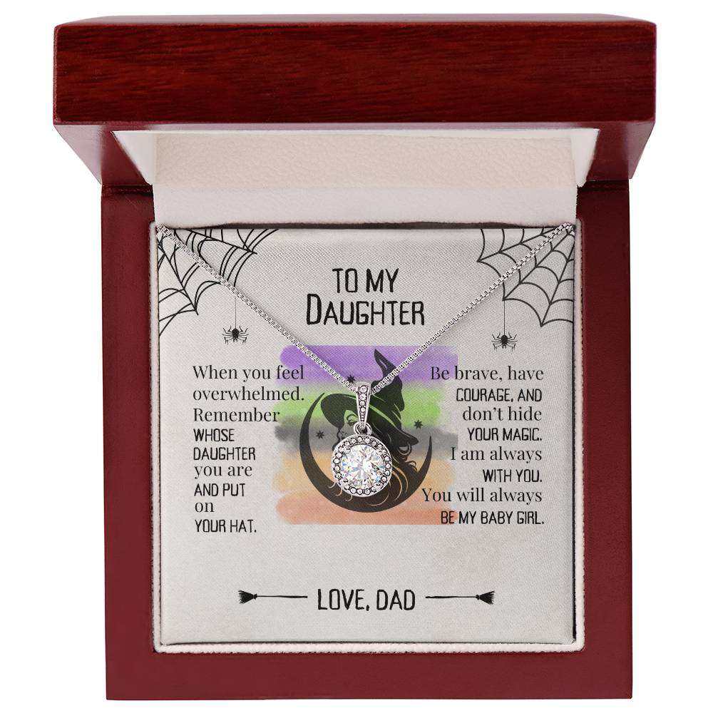 Daughter | Halloween | Love Dad | Eternal Hope Necklace