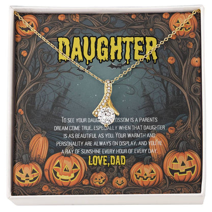 Daughter | Halloween | Love Dad | Alluring Beauty Necklace