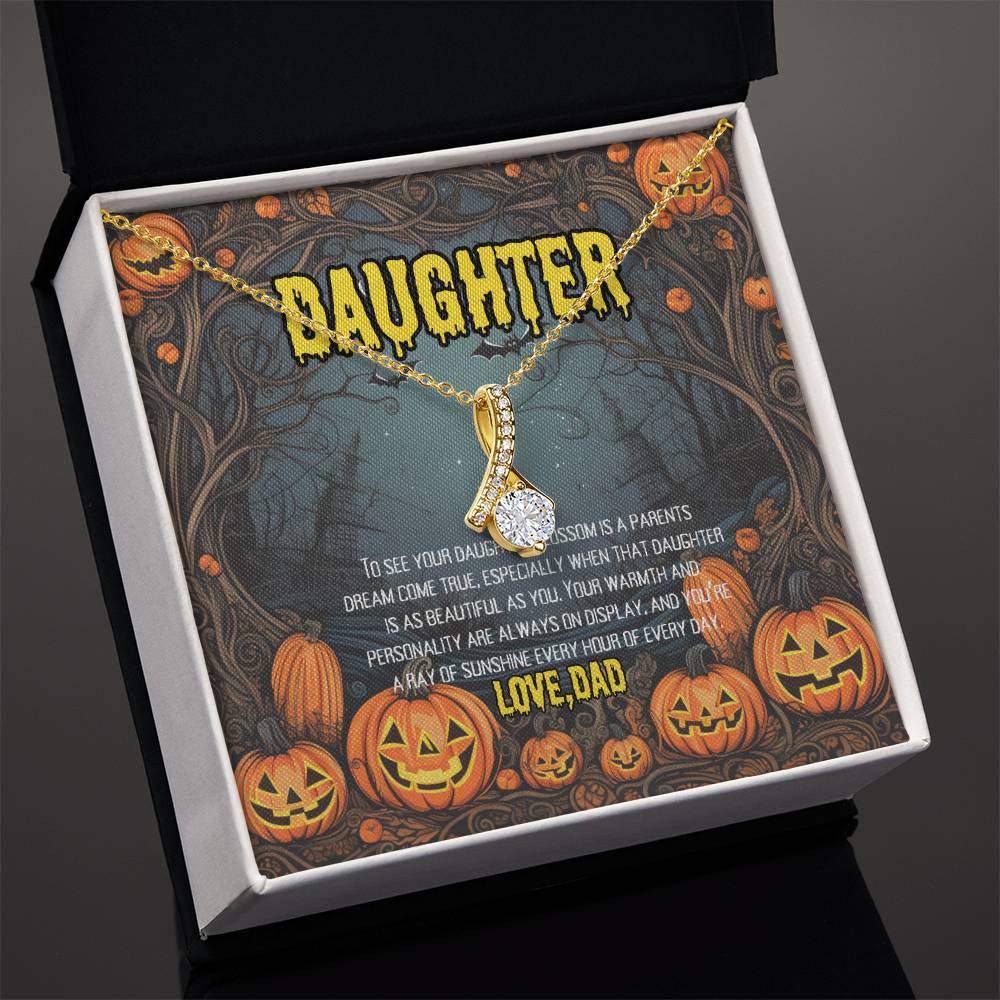 Daughter | Halloween | Love Dad | Alluring Beauty Necklace