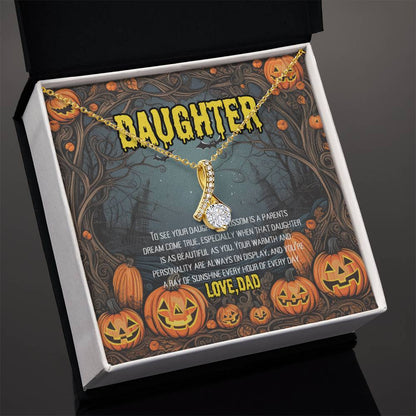 Daughter | Halloween | Love Dad | Alluring Beauty Necklace