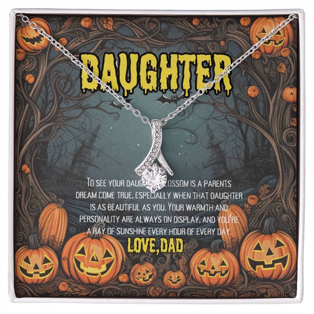 Daughter | Halloween | Love Dad | Alluring Beauty Necklace