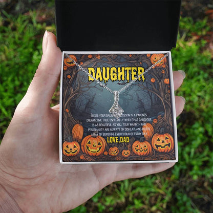 Daughter | Halloween | Love Dad | Alluring Beauty Necklace