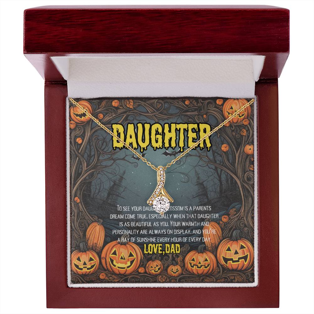 Daughter | Halloween | Love Dad | Alluring Beauty Necklace