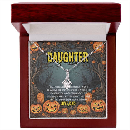 Daughter | Halloween | Love Dad | Alluring Beauty Necklace