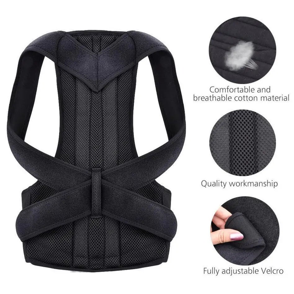 Comfort Posture | Adjustable Back Brace